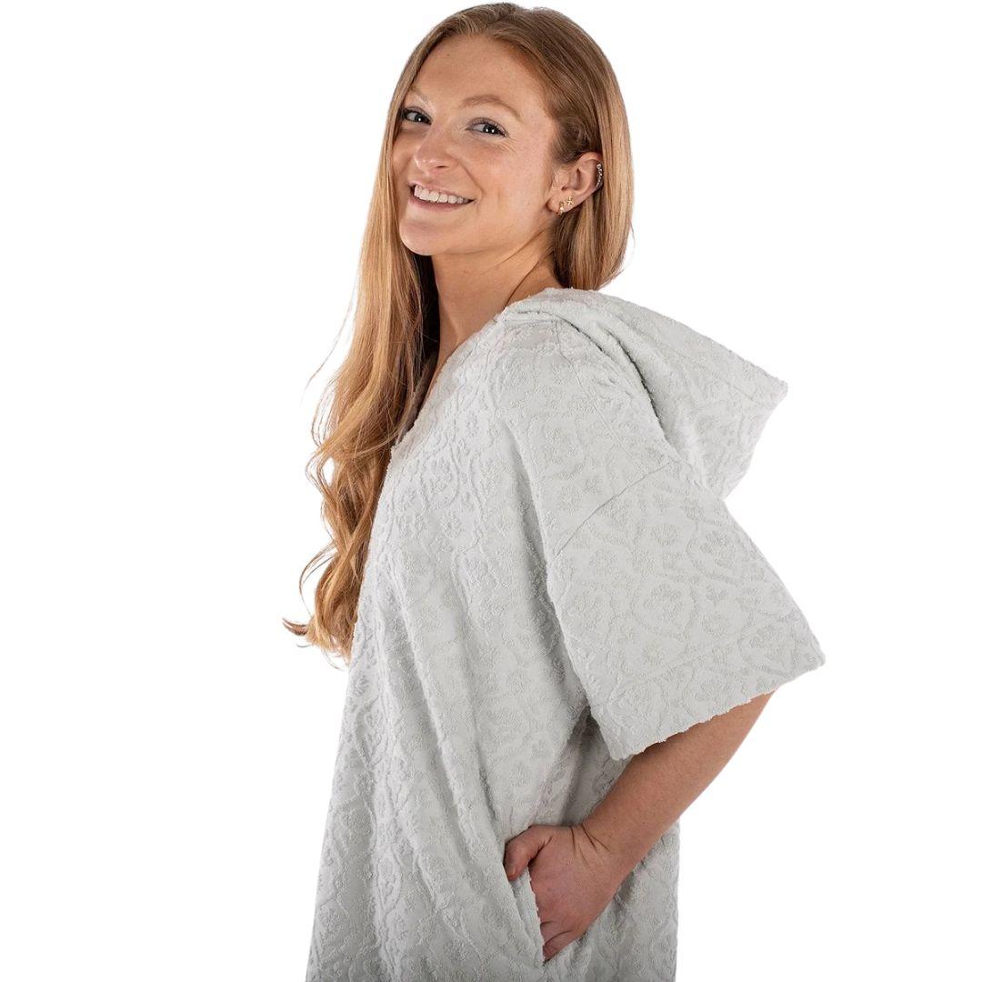 Jetty Women's Cornwall Jacquard Terry Dress - Fog